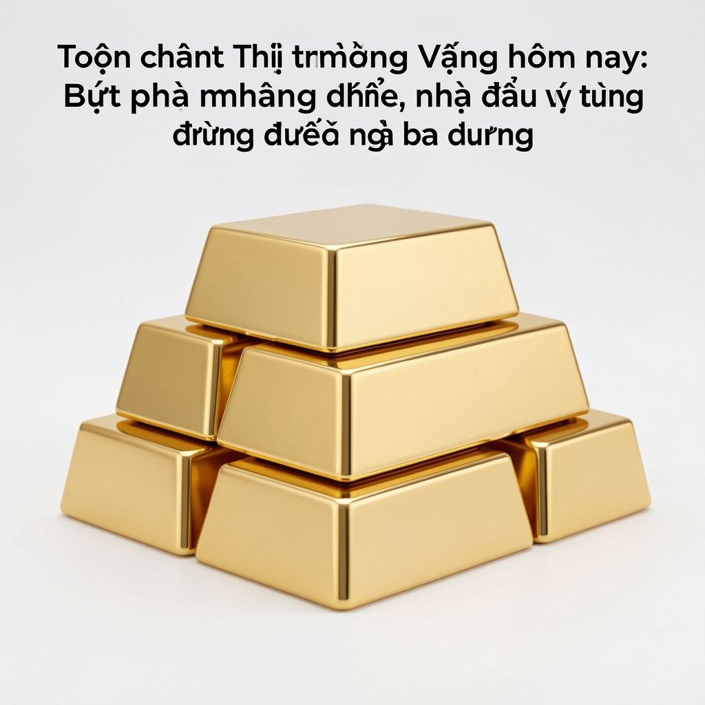 Toàn cảnh Thị trường Vàng hôm nay: Bứt phá mạnh mẽ, nhà đầu tư đứng trước ngã ba đường