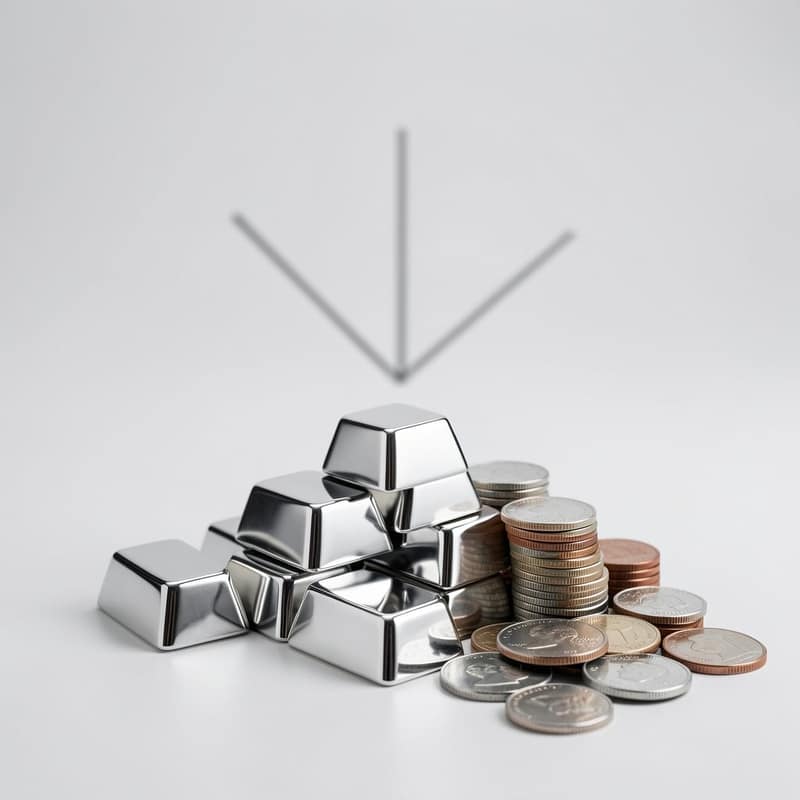 Thị trường bạc chao đảo: Giá giảm sâu, mất hơn 1 triệu đồng mỗi kilogram