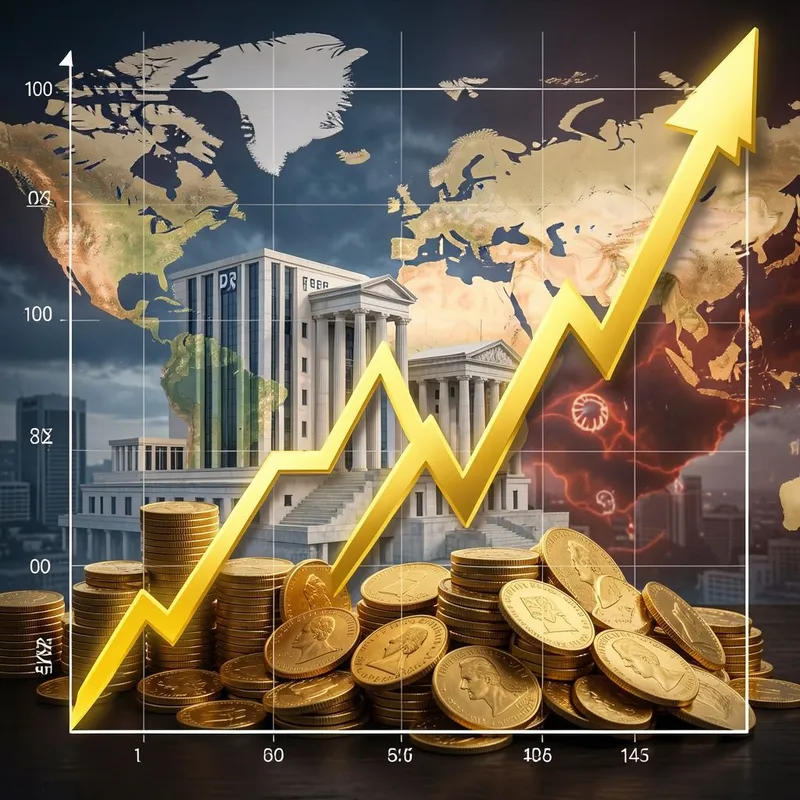 Vàng thế giới thủng mốc 4.000 USD/ounce do Fed và Trung Đông