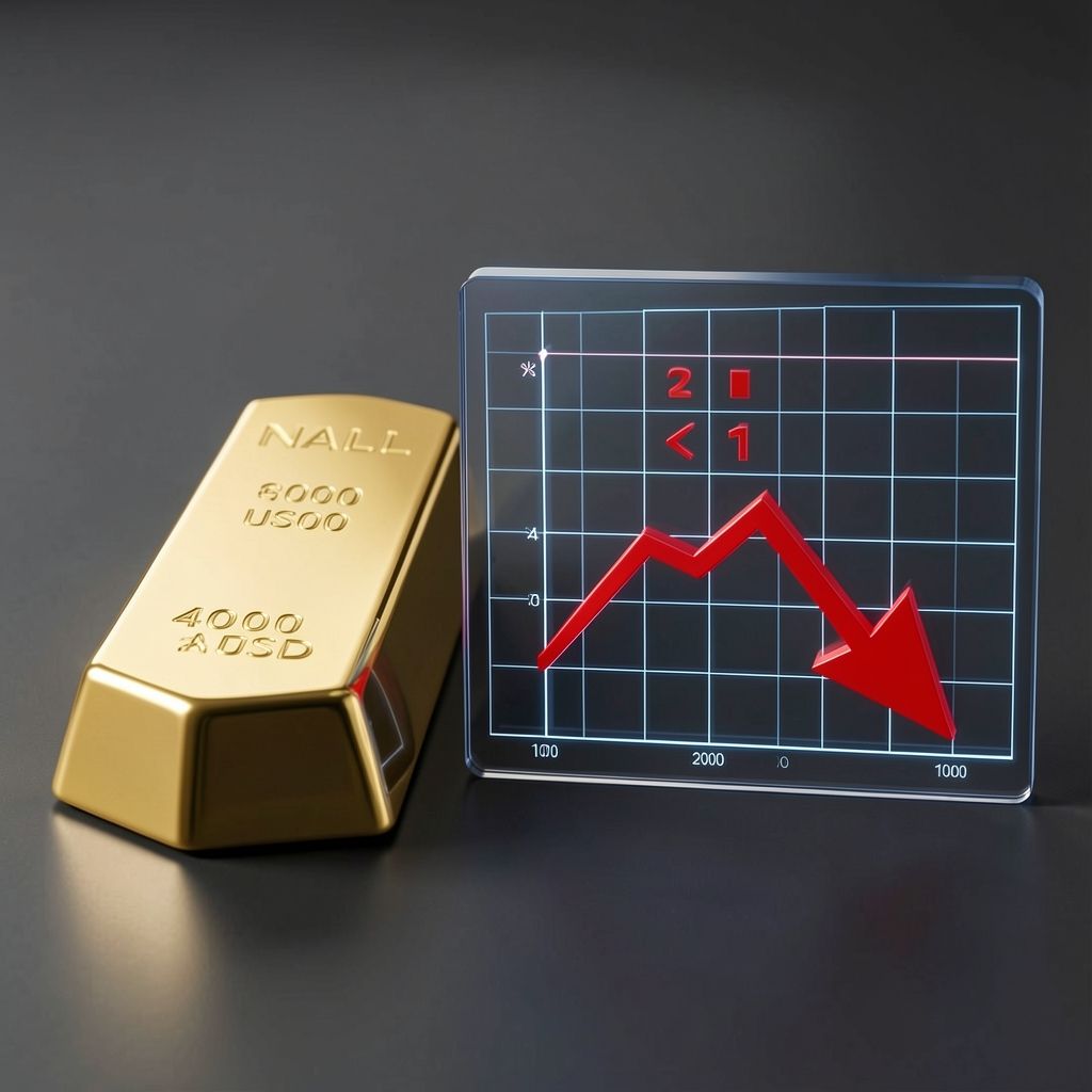 Giá vàng thế giới thủng mốc 4.000 USD, dự báo còn tiếp tục giảm