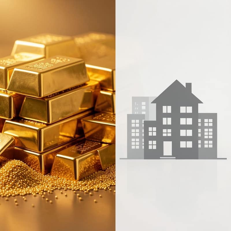 Vàng hay Bất Động Sản: Kênh trú ẩn tài sản nào tối ưu hơn cho nhà đầu tư Việt?