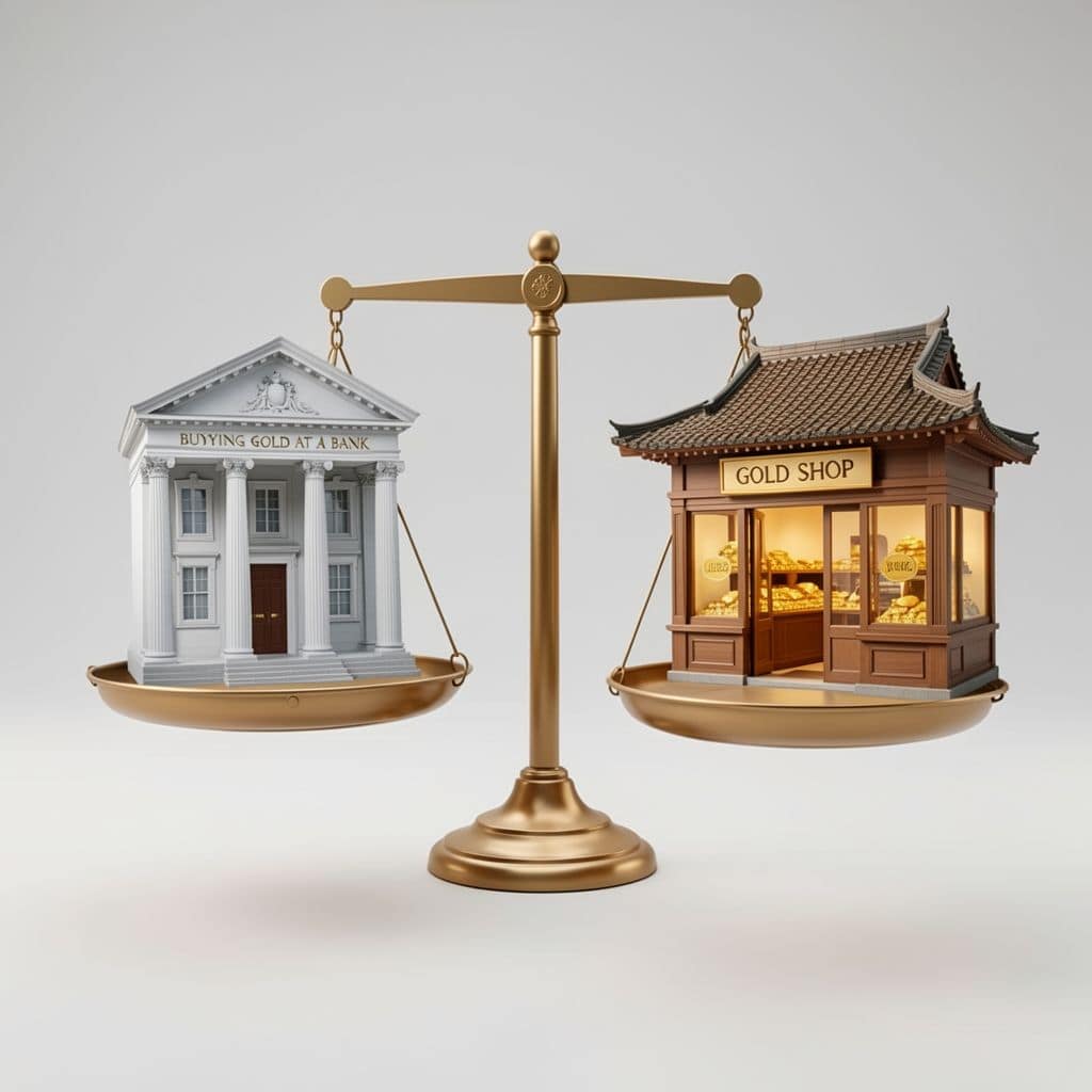 Nên mua vàng ở ngân hàng hay tiệm vàng: Ưu nhược điểm và lời khuyên từ chuyên gia