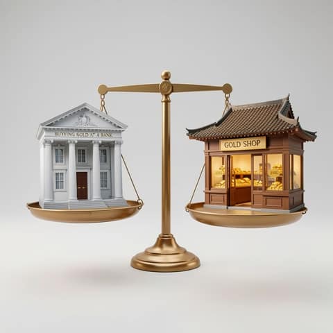 Nên mua vàng ở ngân hàng hay tiệm vàng: Ưu nhược điểm và lời khuyên từ chuyên gia