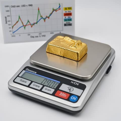 Hướng Dẫn Quy Đổi Giá Vàng Quốc Tế Từ Ounce/USD Sang Gram/VND & Các Đơn Vị Vàng Việt Nam Chuẩn Xác Nhất