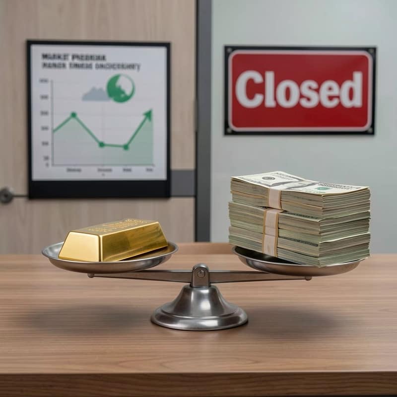 Thị trường vàng chờ quyết định lãi suất Fed, nhiều tiệm kim hoàn đóng cửa
