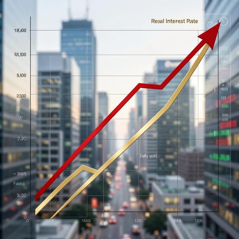 Lãi suất thực ảnh hưởng giá vàng 2026 ra sao?