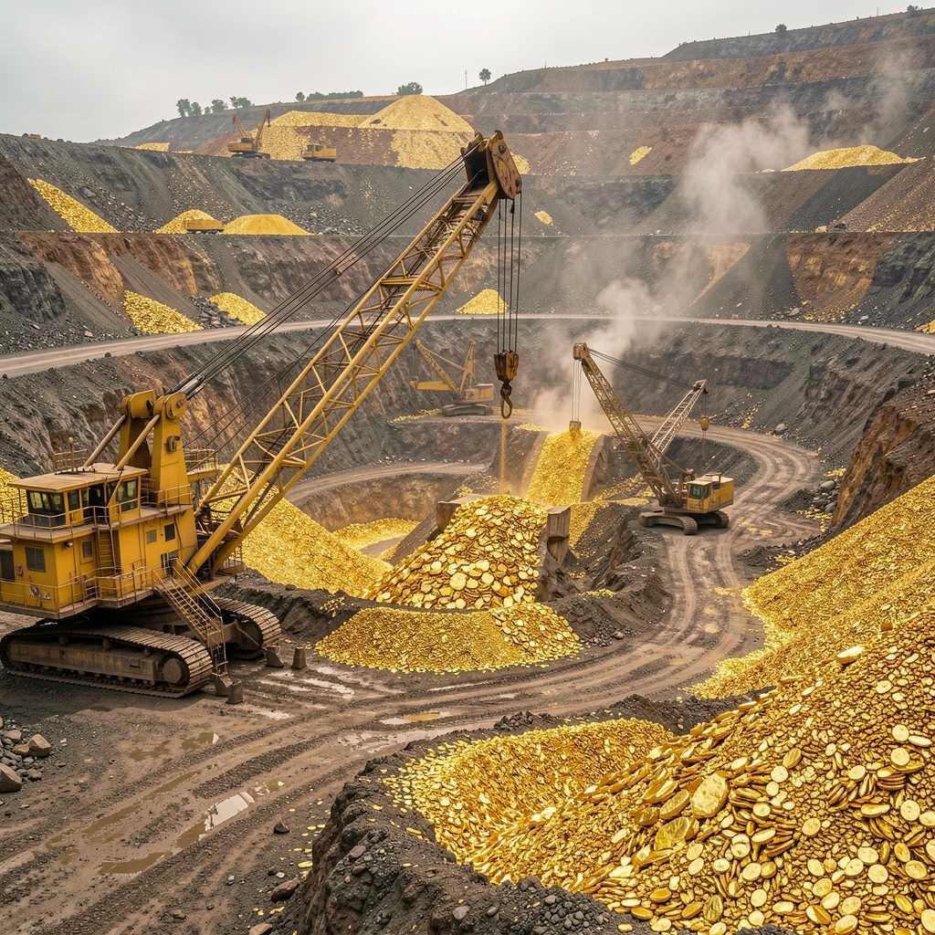 Giá vàng hạ nhiệt nhưng các hãng khai thác vẫn bội thu