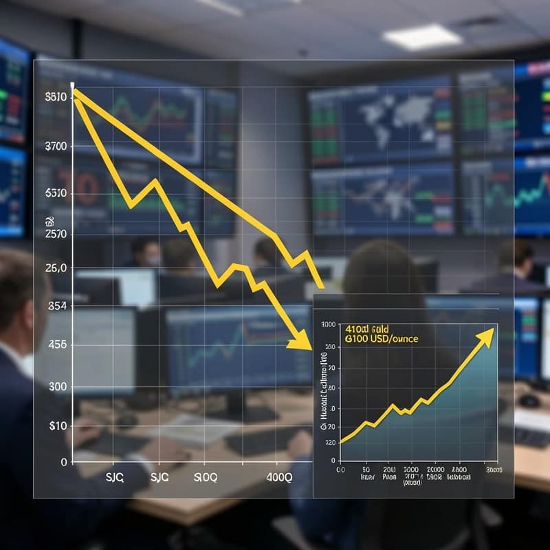 Vàng SJC, nhẫn lao dốc 2 triệu đồng/lượng; Thế giới hướng 4.100 USD/ounce