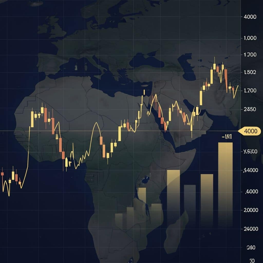 Giá vàng thế giới giằng co quanh 4.000 USD/oz: Lạm phát, xung đột đè nặng