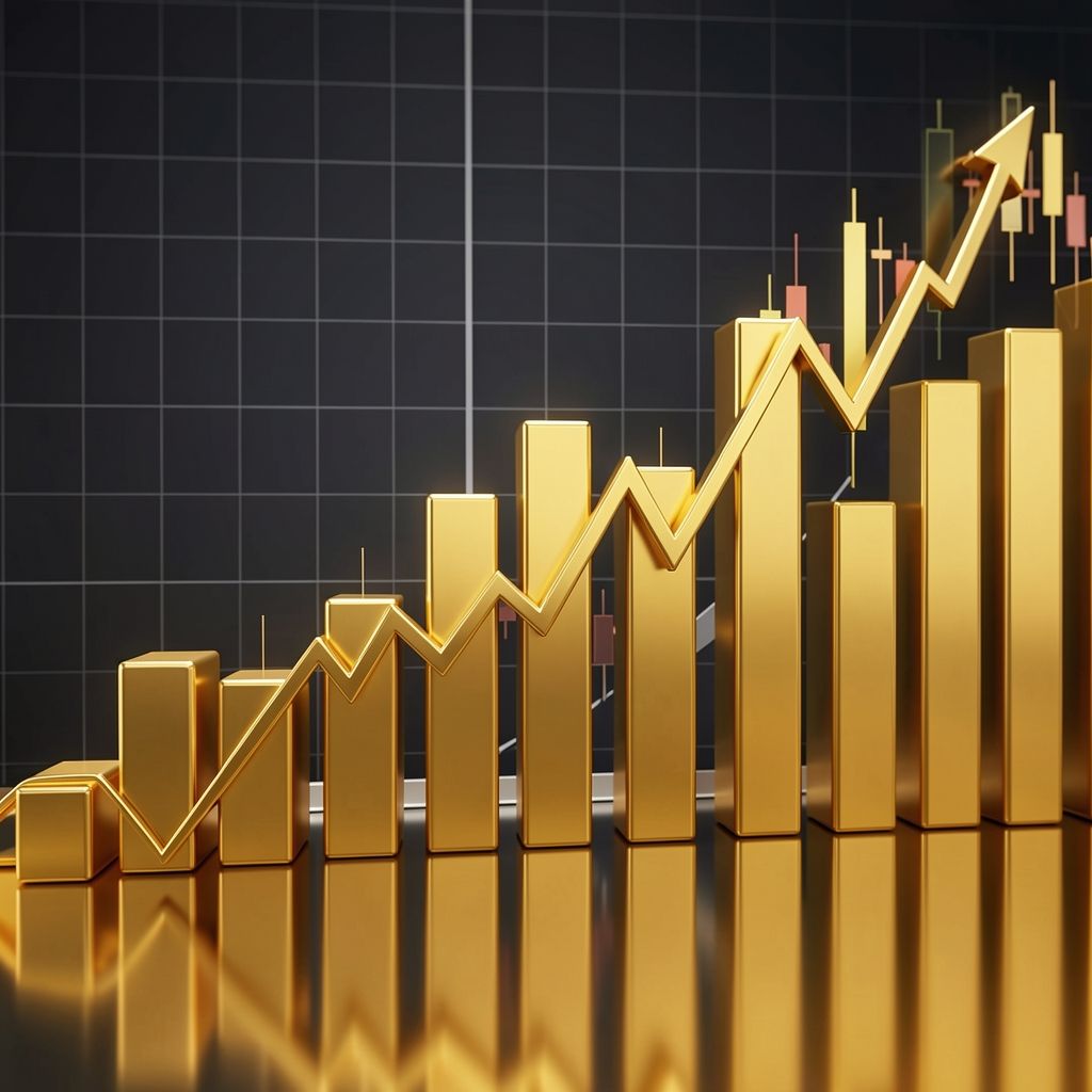 Giá vàng thế giới lập đỉnh một tháng, vượt 4.100 USD/ounce