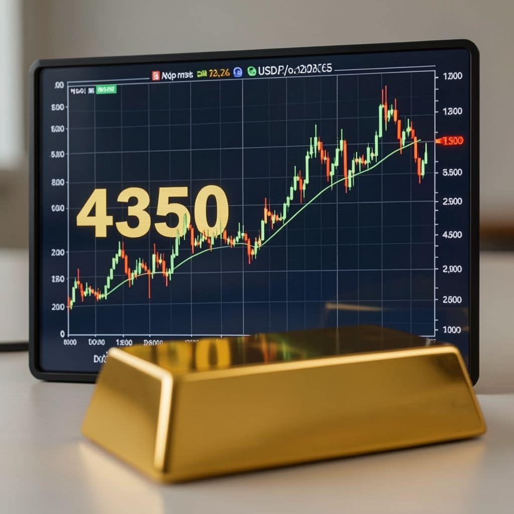 Vàng thế giới tăng vọt lên 4.350 USD/ounce, chênh lệch trong nước thu hẹp còn 3-4 triệu đồng