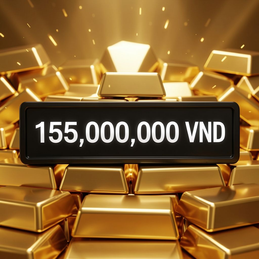 Giá vàng SJC tiếp tục tăng mạnh, vượt 155 triệu đồng/lượng