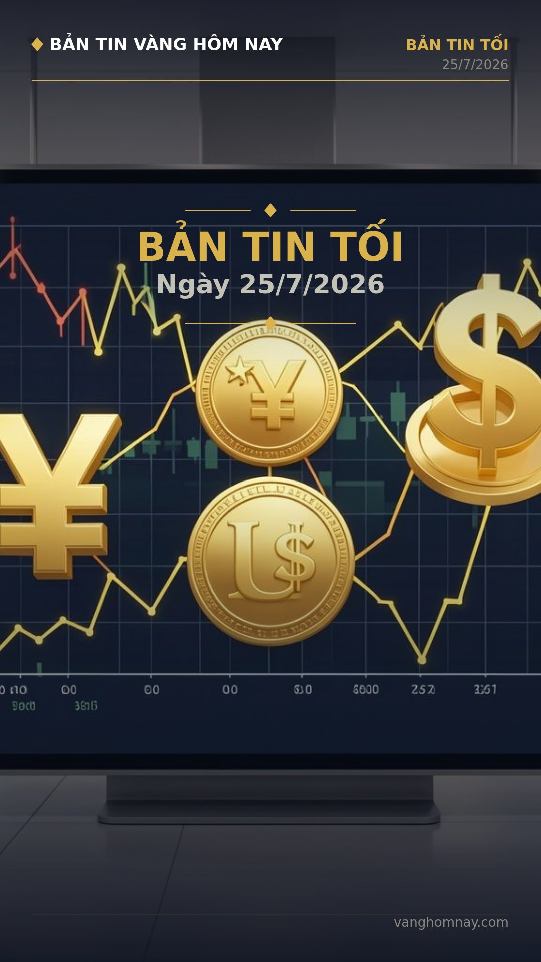 Vàng đảo chiều mạnh sau cú sốc: Tổng kết thị trường tối nay