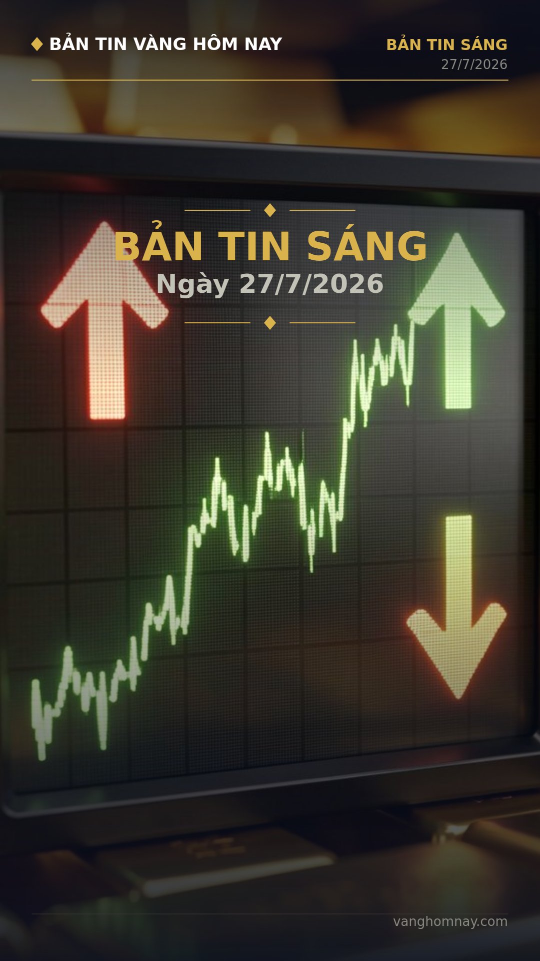 Bản tin vàng sáng: Tín hiệu mua mạnh, SJC 143 triệu, Phố Wall dự báo giảm