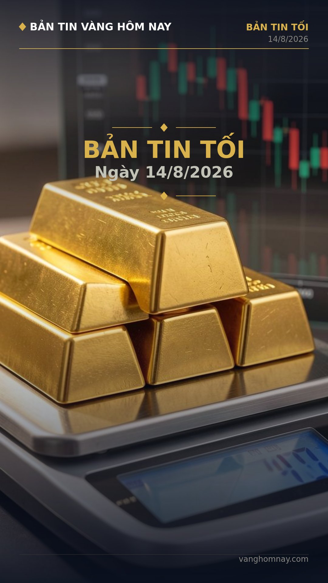 Tổng kết thị trường vàng tối 14/08: Giá lao dốc, đâu là cơ hội?