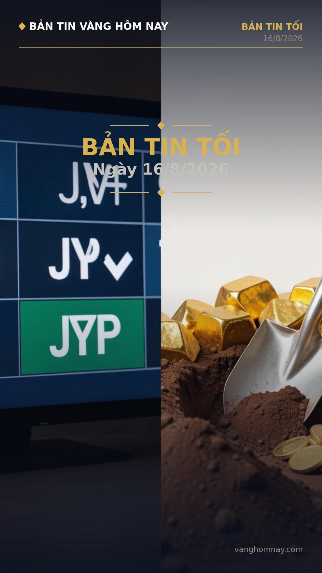 Tổng Kết Thị Trường Vàng Tối 16/08: SJC Giằng Co, Thế Giới Hướng 4.500 USD