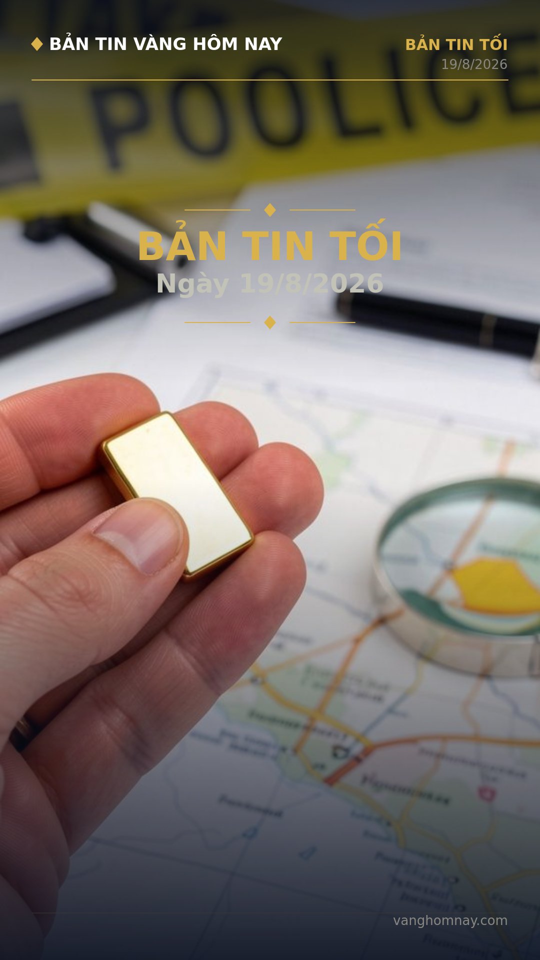 Tổng Kết Thị Trường Vàng 19/08: SJC Giảm Sâu, Thế Giới Thủng 4.400 USD