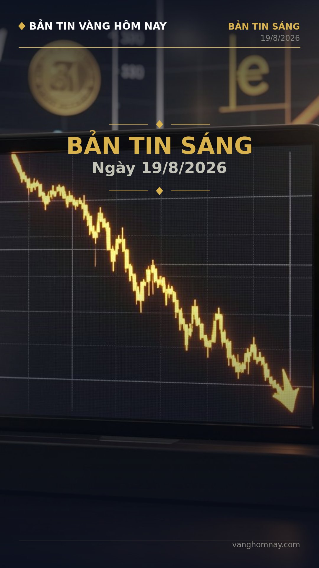 Điểm Tin Sáng 19/8: Vàng Tăng Mạnh, Áp Lực Giảm Ngắn Hạn