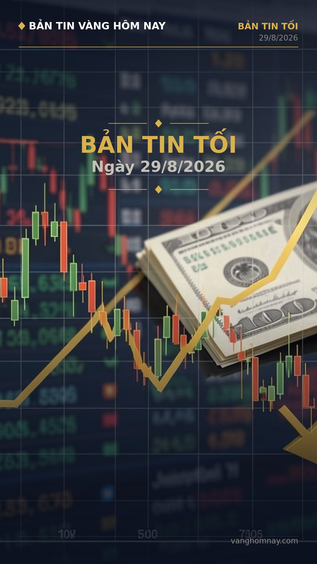 Tổng kết thị trường vàng tối 29/08: SJC và nhẫn đồng loạt lao dốc